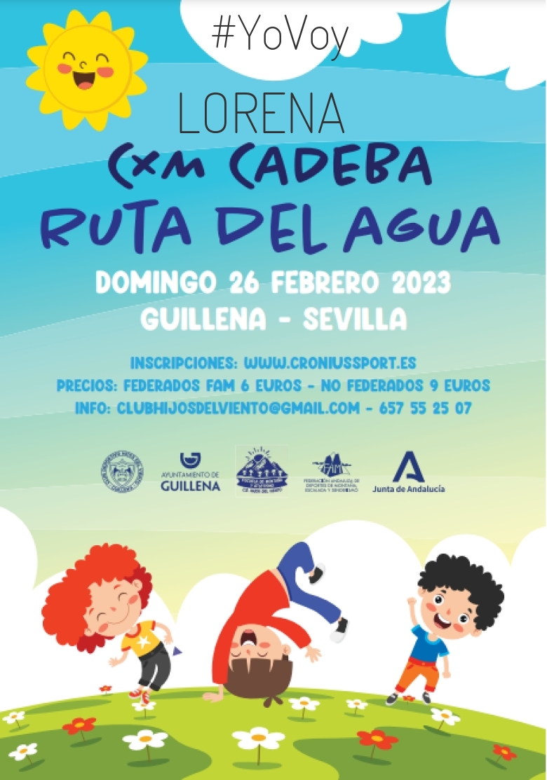 #EuVou - LORENA (I CADEBA CXM RUTA DEL AGUA)