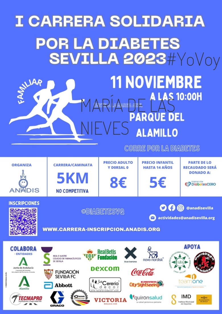 #YoVoy - MARÍA DE LAS NIEVES (I CARRERA SOLIDARIA POR LA DIABETES EN SEVILLA)