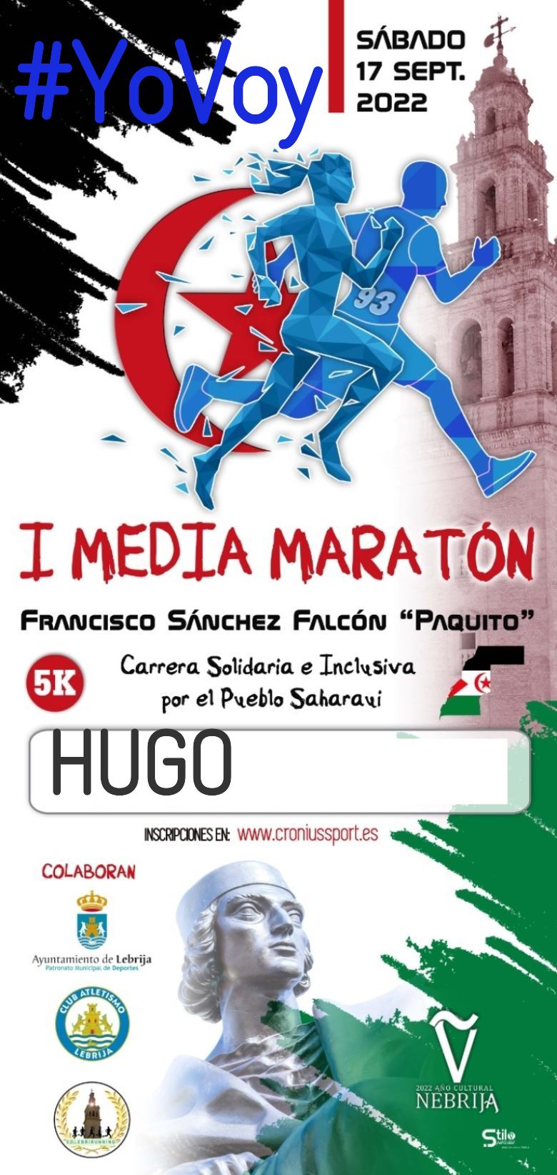 #ImGoing - HUGO (I MEDIA MARATÓN FRANCISCO SÁNCHEZ FALCÓN “PAQUITO”)