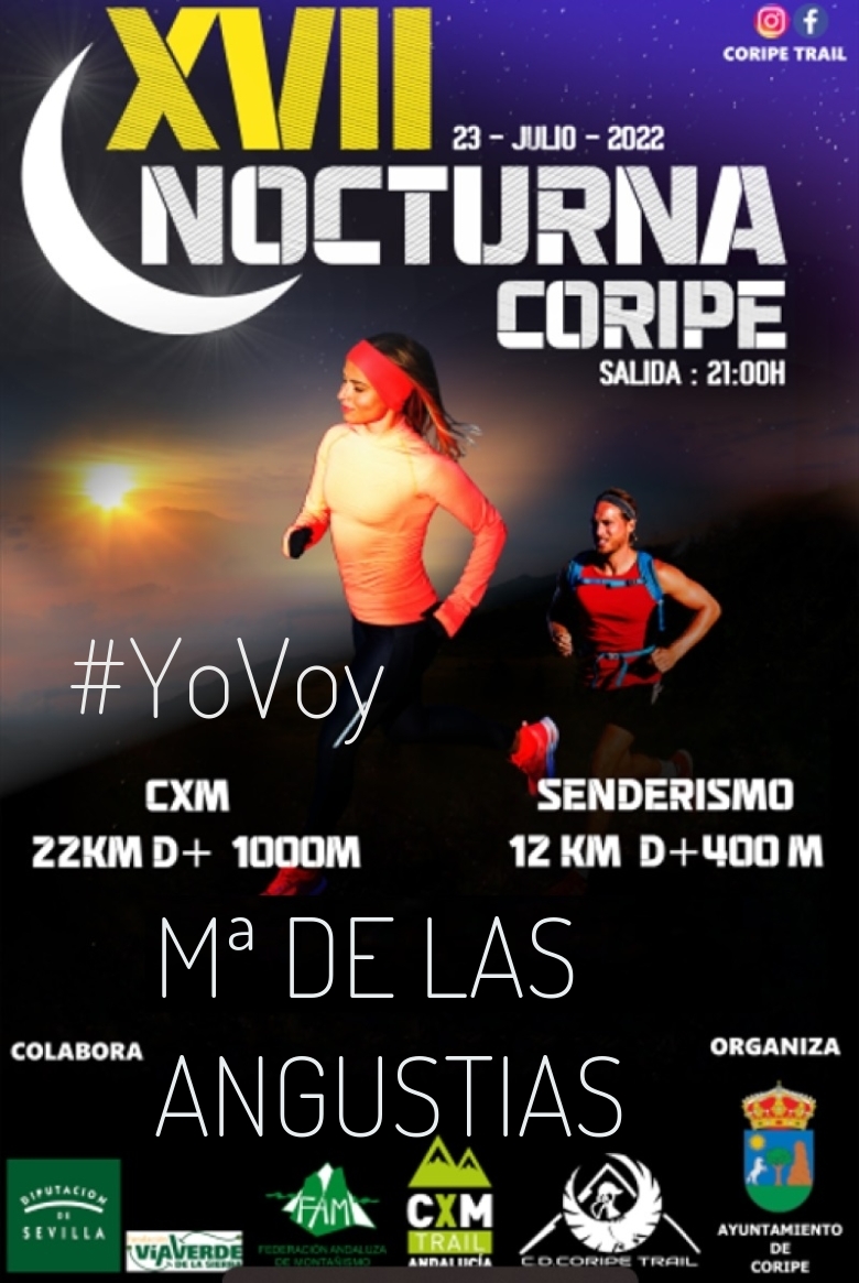 #YoVoy - Mª DE LAS ANGUSTIAS (XVII NOCTURNA DE CORIPE)