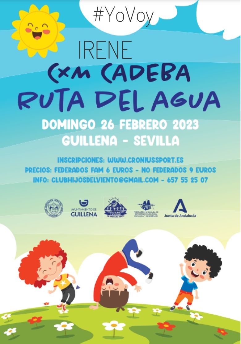 #EuVou - IRENE (I CADEBA CXM RUTA DEL AGUA)