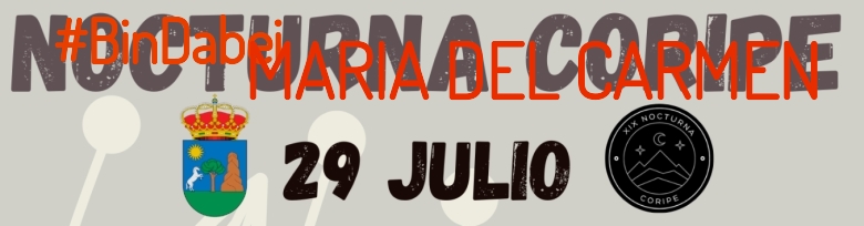 #JoHiVaig - MARIA DEL CARMEN (XIX NOCTURNA DE CORIPE)