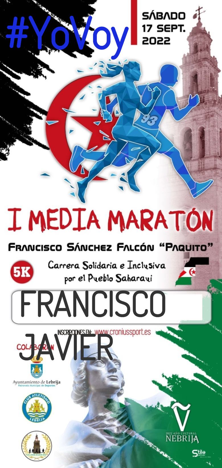 #BinDabei - FRANCISCO JAVIER (I MEDIA MARATÓN FRANCISCO SÁNCHEZ FALCÓN “PAQUITO”)