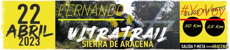 #JoHiVaig - FERNANDO (ULTRATRAIL 2023 SIERRA DE ARACENA)