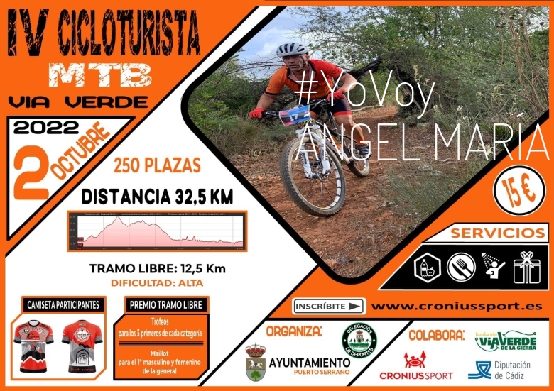 #YoVoy - ÁNGEL MARÍA (IV CICLOTURISTA VÍA VERDE MTB PUERTO SERRANO)