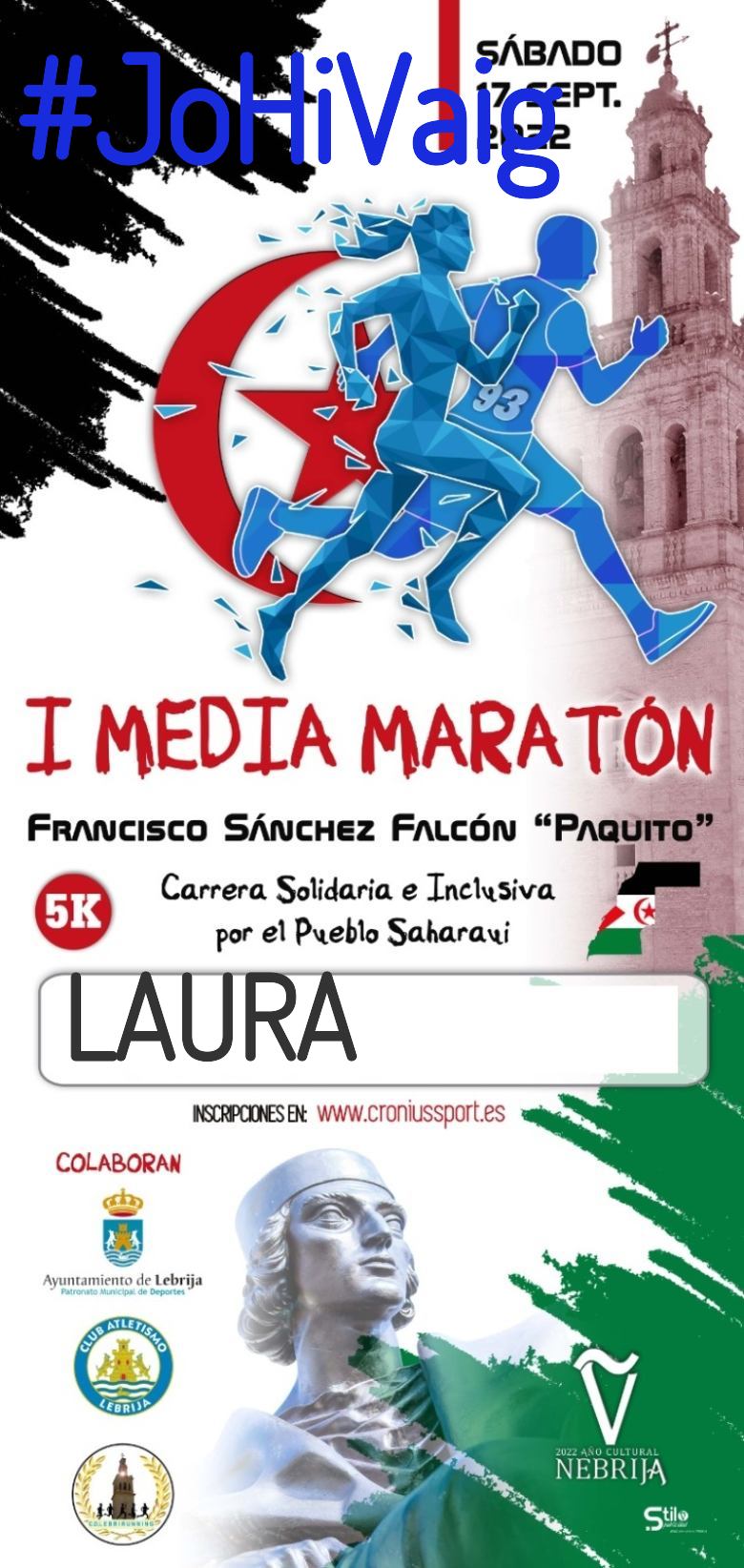#ImGoing - LAURA (I MEDIA MARATÓN FRANCISCO SÁNCHEZ FALCÓN “PAQUITO”)