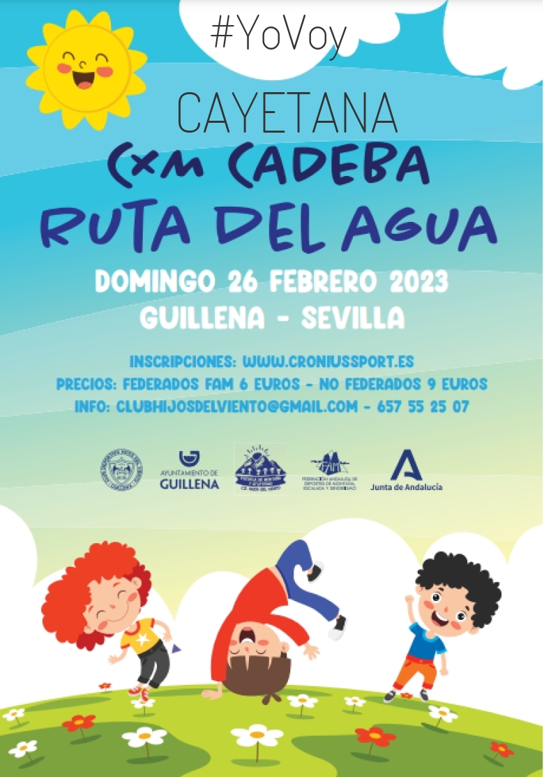 #EuVou - CAYETANA (I CADEBA CXM RUTA DEL AGUA)