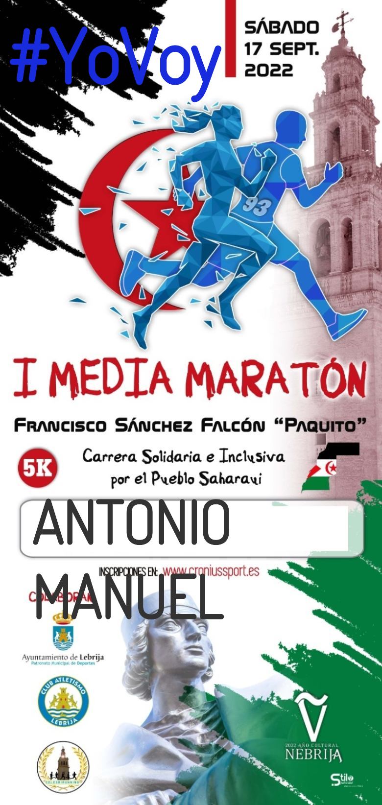 #JoHiVaig - ANTONIO MANUEL (I MEDIA MARATÓN FRANCISCO SÁNCHEZ FALCÓN “PAQUITO”)