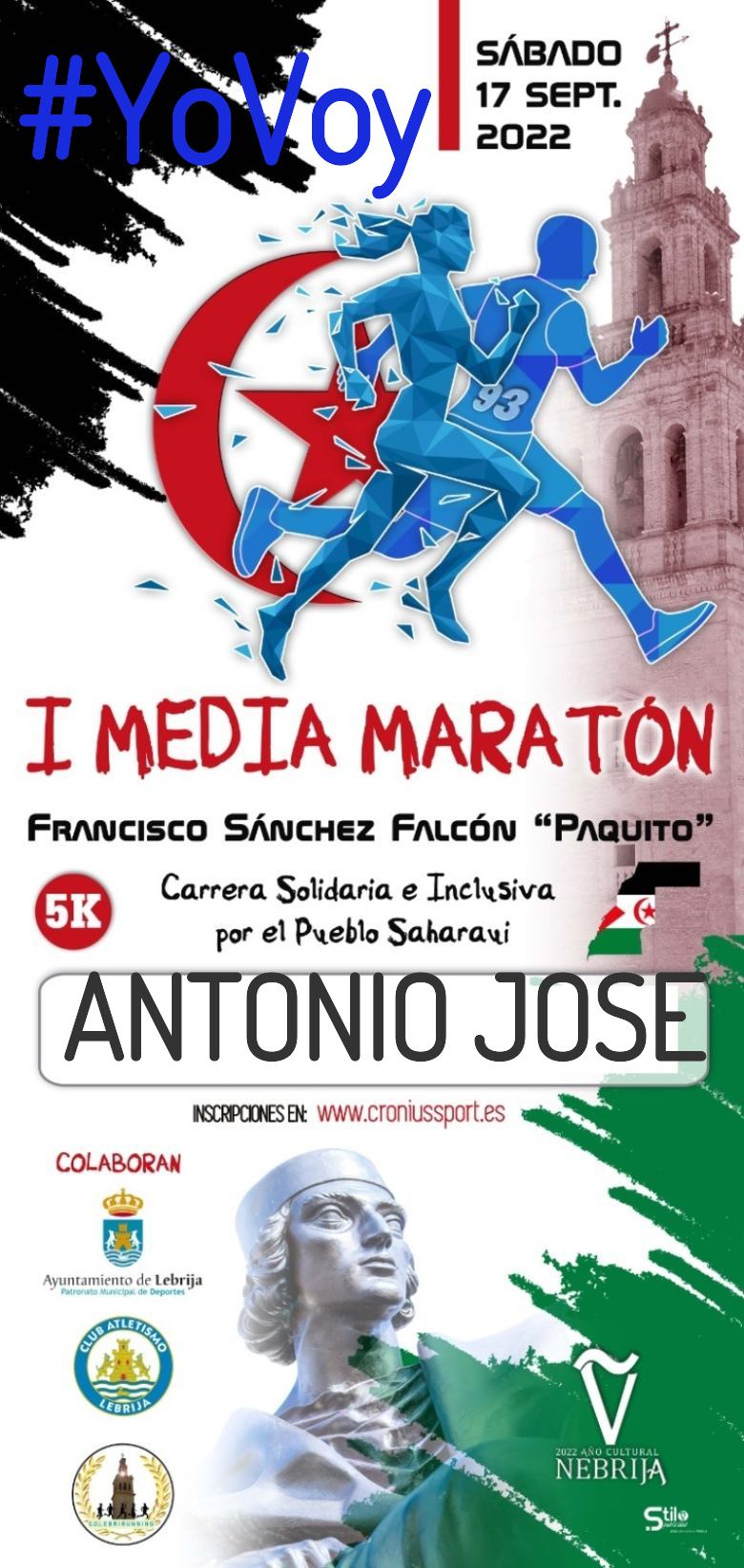 #YoVoy - ANTONIO JOSE (I MEDIA MARATÓN FRANCISCO SÁNCHEZ FALCÓN “PAQUITO”)