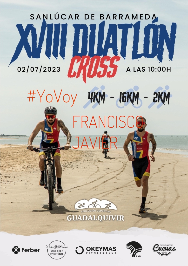 #YoVoy - FRANCISCO JAVIER (XVIII DUATLON CROSS SANLUCAR DE BARRAMEDA)