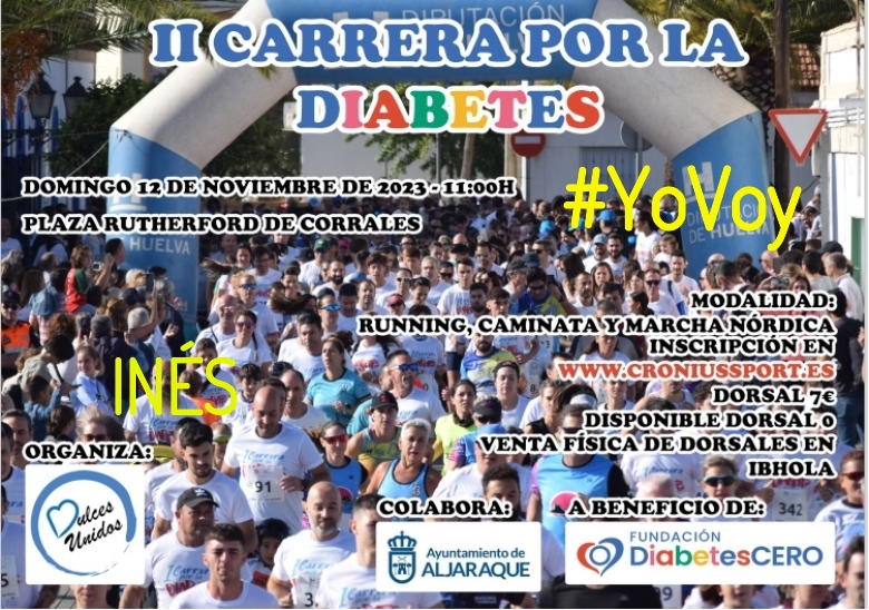 #ImGoing - INÉS (II CARRERA SOLIDARIA POR LA  DIABETES)