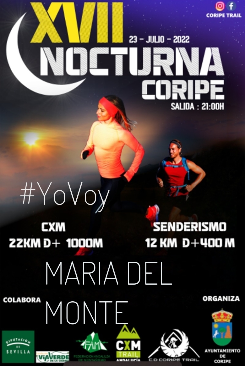 #YoVoy - MARIA DEL MONTE (XVII NOCTURNA DE CORIPE)