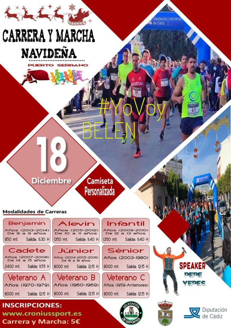 #EuVou - BELEN (3ª CARRERA Y LA MARCHA NAVIDEÑA)