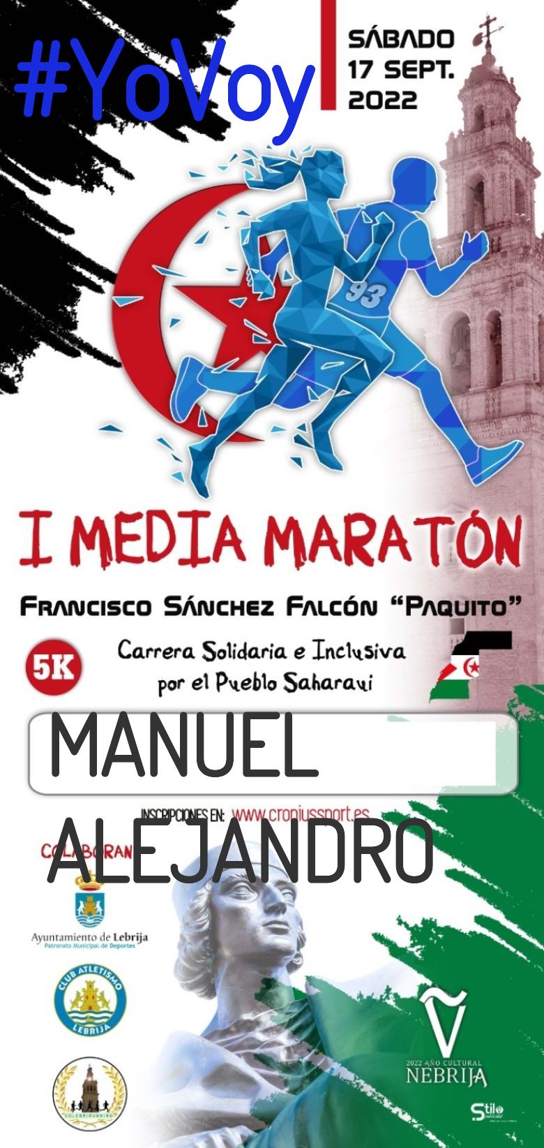 #JoHiVaig - MANUEL ALEJANDRO (I MEDIA MARATÓN FRANCISCO SÁNCHEZ FALCÓN “PAQUITO”)