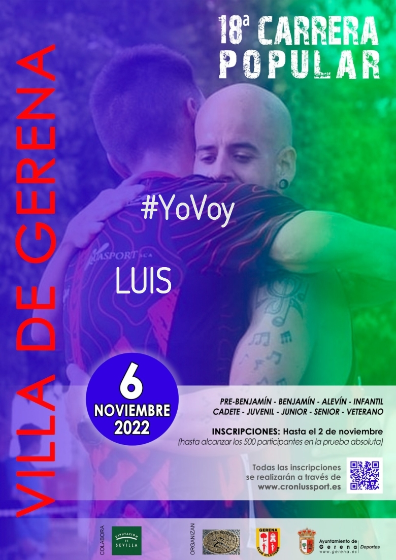 #EuVou - LUIS (18º CARRERA POPULAR VILLA DE GERENA)