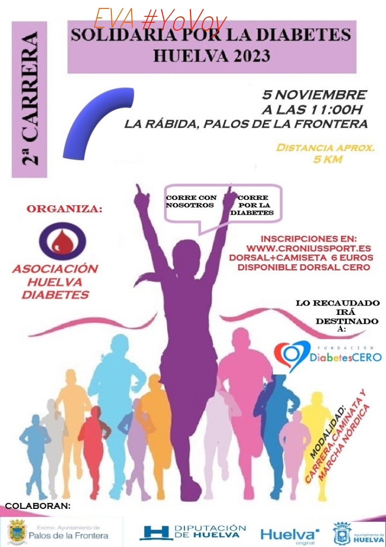 #YoVoy - EVA (2ª CARRERA SOLIDARIA POR LA DIABETES HUELVA 2023.)