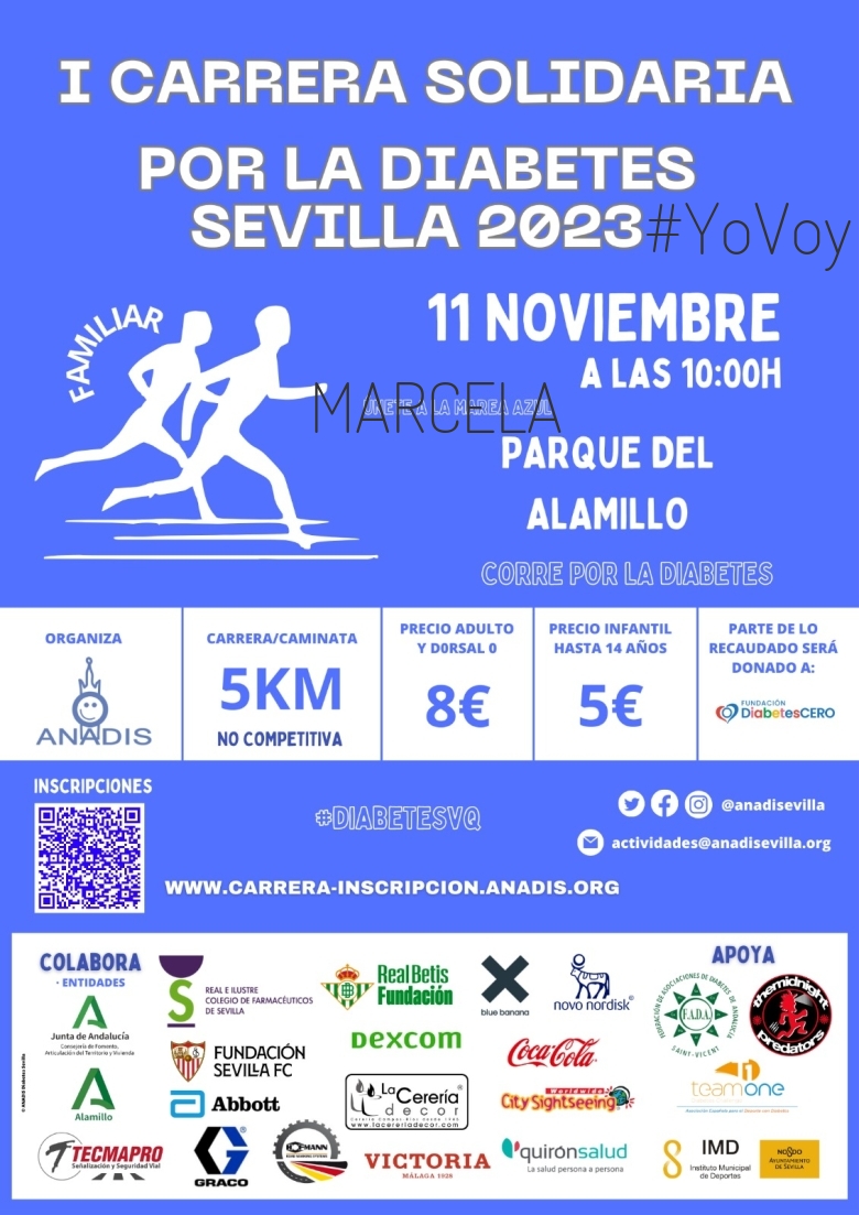 #EuVou - MARCELA (I CARRERA SOLIDARIA POR LA DIABETES EN SEVILLA)