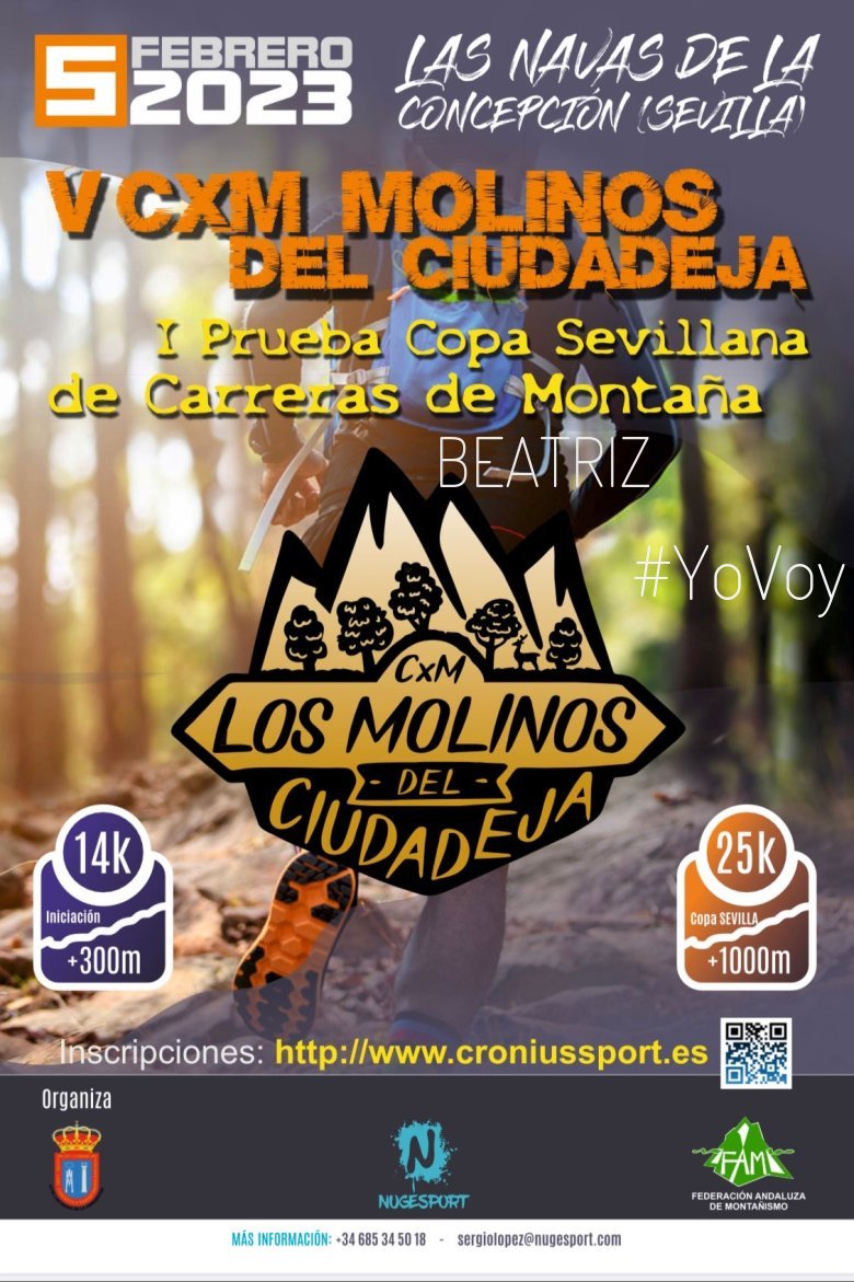 #ImGoing - BEATRIZ (V CXM LOS MOLINOS DEL CIUDADEJA)