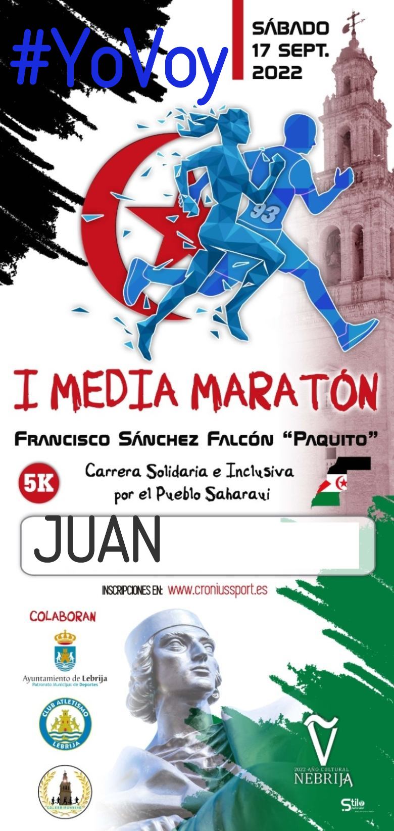 #BinDabei - JUAN (I MEDIA MARATÓN FRANCISCO SÁNCHEZ FALCÓN “PAQUITO”)