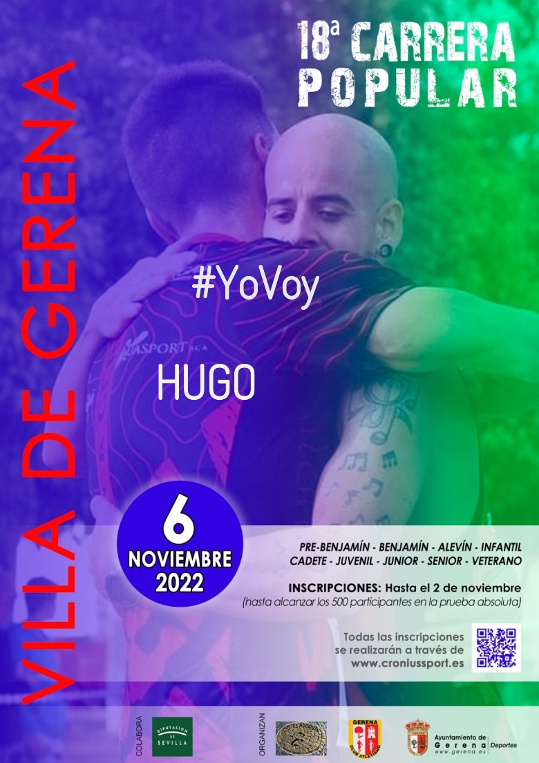 #EuVou - HUGO (18º CARRERA POPULAR VILLA DE GERENA)
