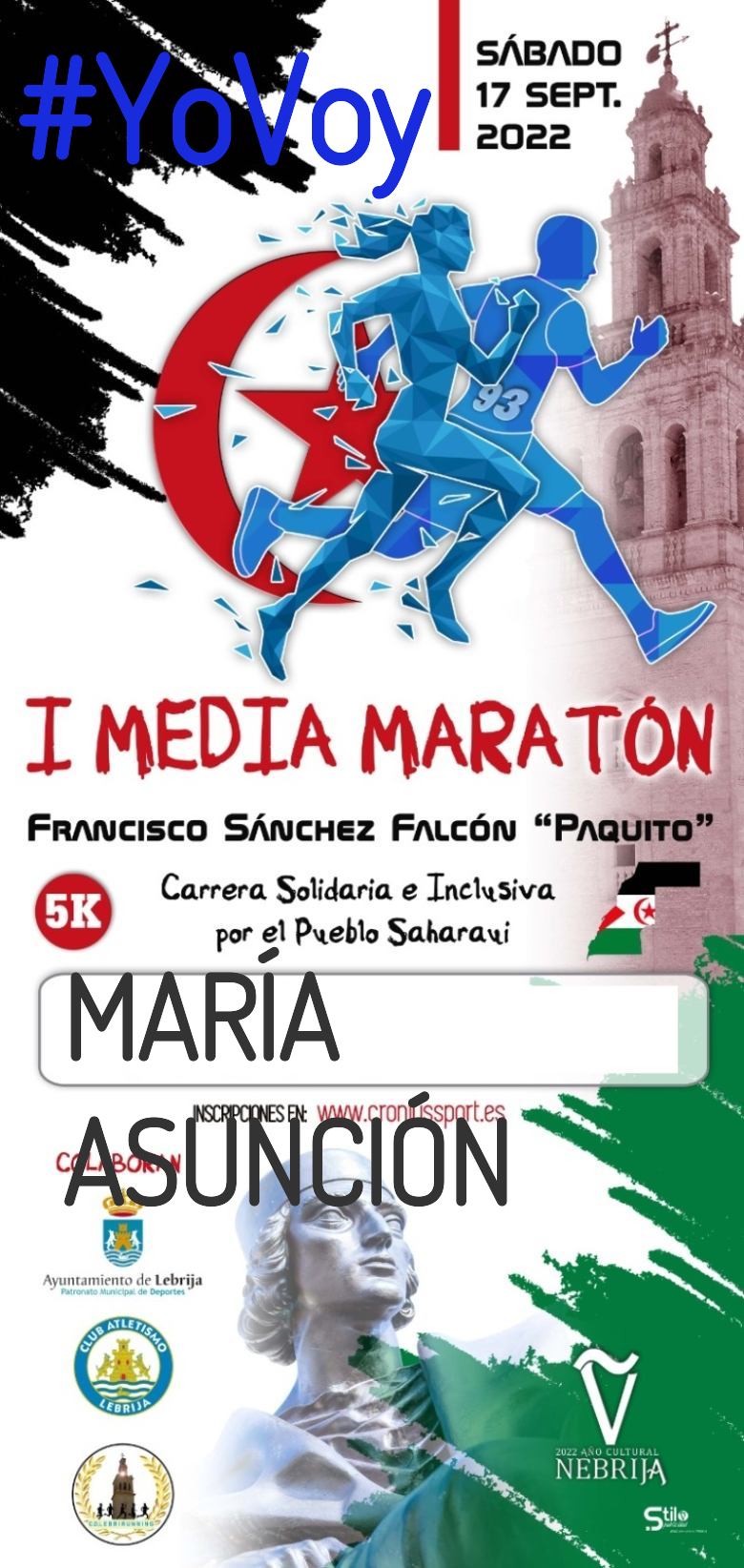 #JoHiVaig - MARÍA ASUNCIÓN (I MEDIA MARATÓN FRANCISCO SÁNCHEZ FALCÓN “PAQUITO”)