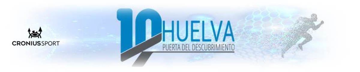 Estadísticas del evento  - IV EDICIÓN “10K HUELVA, PUERTA DEL DESCUBRIMIENTO” 2022
