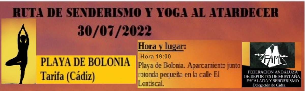 Reglament  - RUTA DE SENDERISMO Y YOGA AL ATARDECER