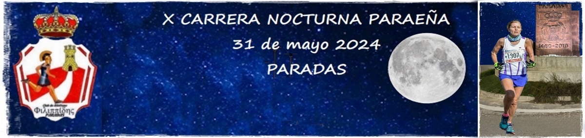 Clasificaciones  - X CARRERA NOCTURNA PARAEÑA