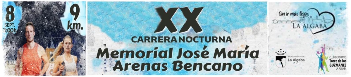 Resultados  - XX  CARRERA NOCTURNA DE LA ALGABA